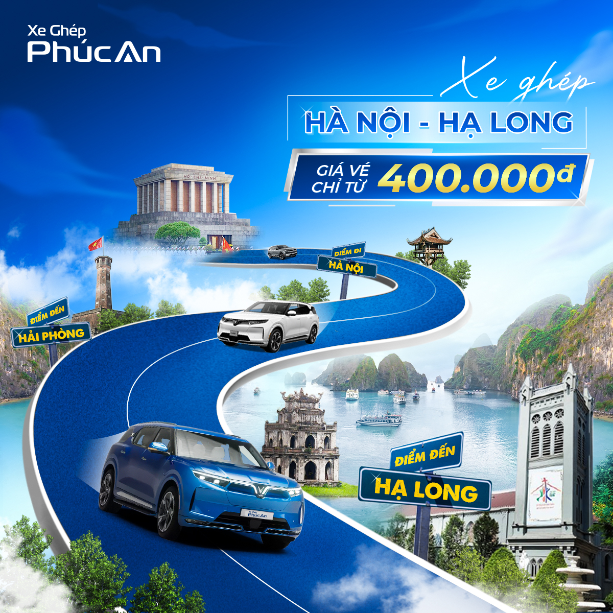 Xe Ghép Hà Nội Hạ Long Phúc An Đón Trả Tận Nhà 30 Phút một chuyến